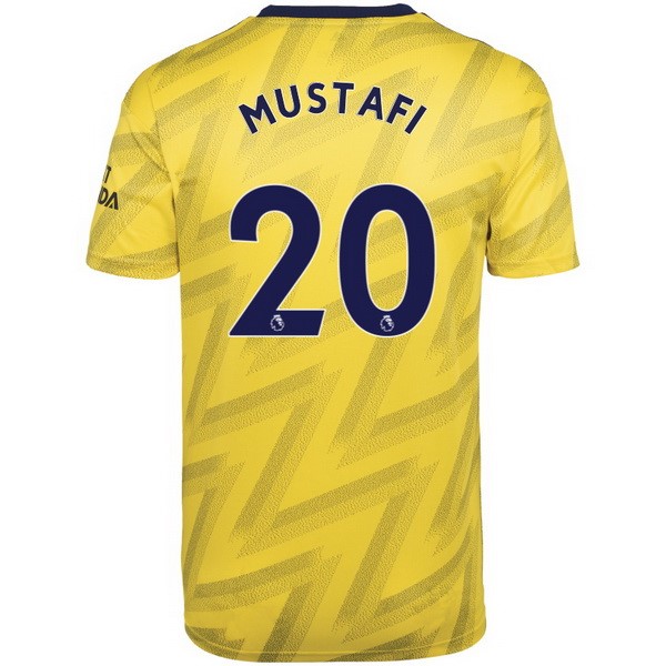 Trikot Arsenal NO.20 Mustafi Auswarts 2019-20 Gelb Fussballtrikots Günstig